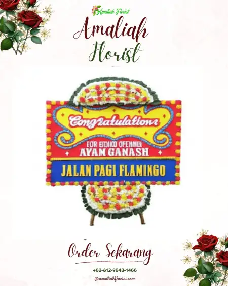 Sewa Papan Bunga Wancimekar